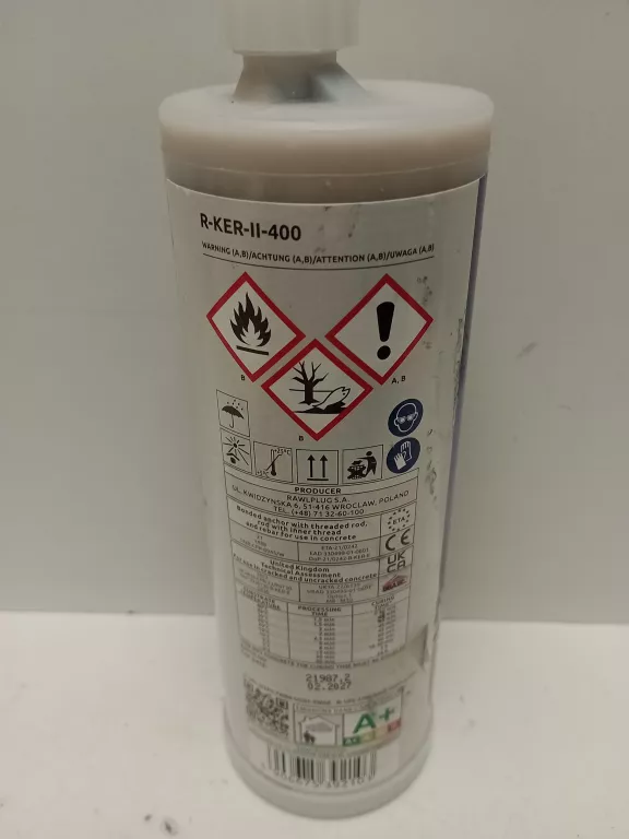 KOTWA CHEMICZNA HYBRYDOWA 400 ML RAWLPLUG - R-KER-II-400