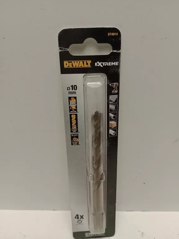 WIERTŁO KOBALTOWE DO METALU 10MM DEWALT EXTREME
