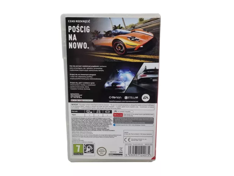 NEED FOR SPEED HOT PURSUIT REMASTERED SWITCH