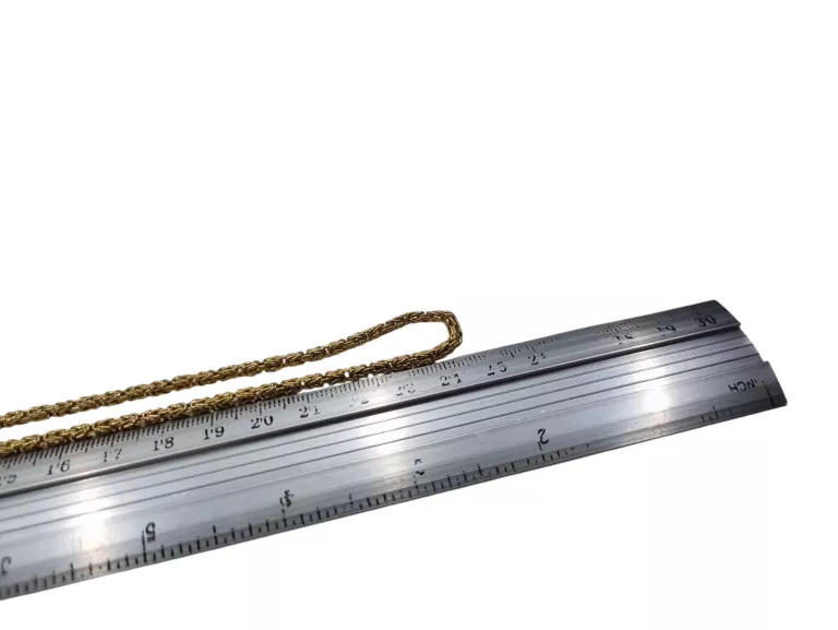 PRZEŚLICZNY ZŁOTY ŁAŃCUSZEK PR.585 48CM
