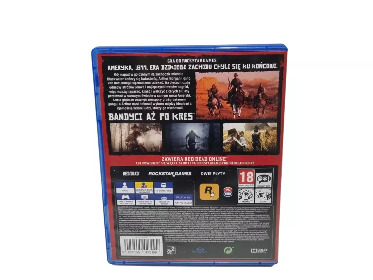 PS4 RED DEAD REDEMPTION 2 WERSJA PL