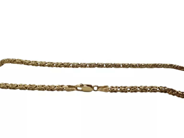 PRZEŚLICZNY ZŁOTY ŁAŃCUSZEK PR.585 48CM
