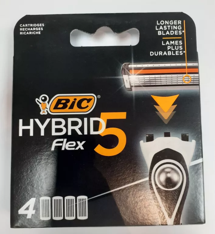 BIC HYBRID 5 FLEX WKŁADY DO MASZYNKI OSTRZA 4 SZT