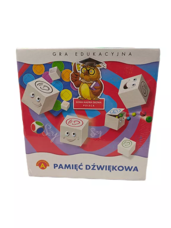 GRA EDUKACYJNA PAMIĘĆ DŹWIĘKOWA SOWA MĄDRA GŁOWA