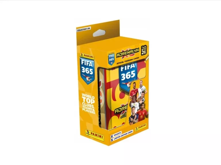 PANINI FIFA 365 ADRENALYN 2026 XL DUŻA PUSZKA KARTY PIŁKARSKIE 8 SASZETEK