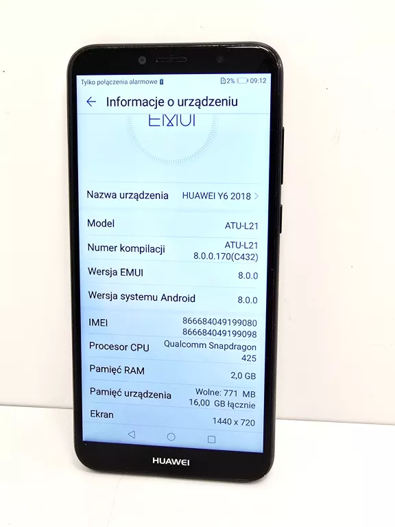 TELEFON HUAWEY Y6 2018