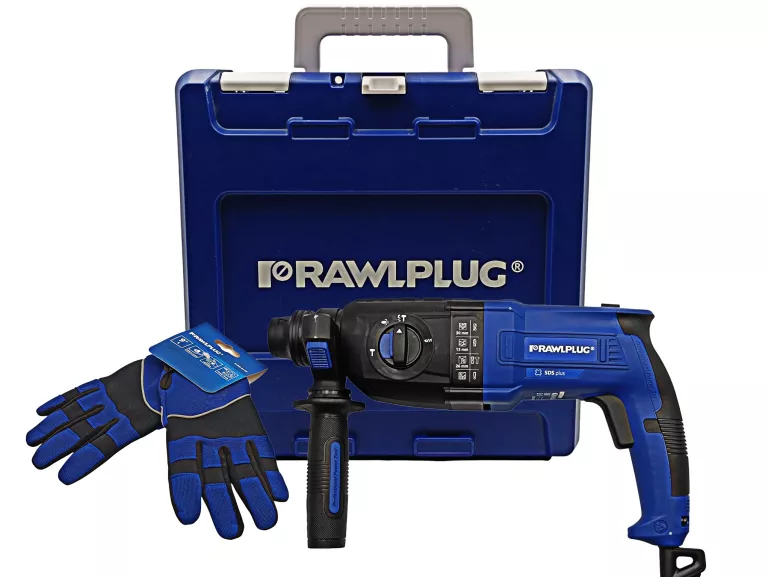 MŁOTOWIERTARKA SIECIOWA RAWLPLUG R-PRH-26850 SDS-PLUS 2,5J 850W + WALIZKA