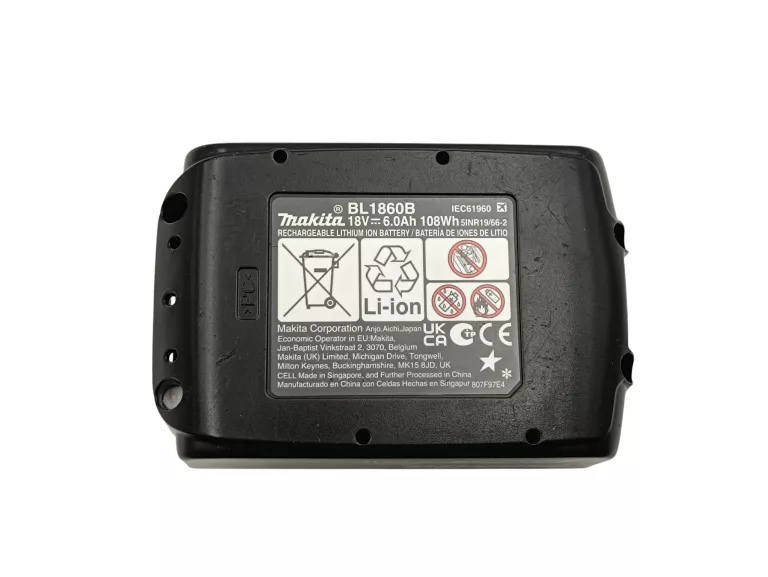 WIERTARKO-WKRĘTARKA UDAROWA MAKITA DHP484 18V + AKU BL1860B 6.0AH 2022R