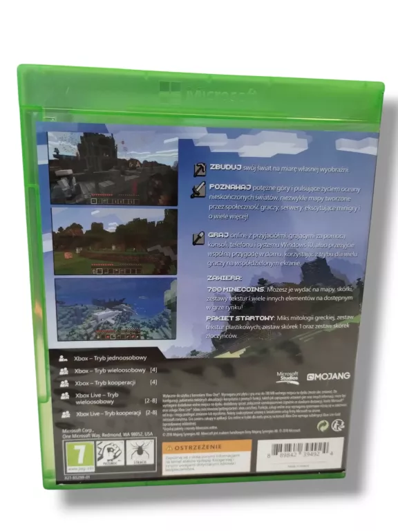 MINECRAFT STARTER COLLECTION XBOX ONE PUDEŁKOWA