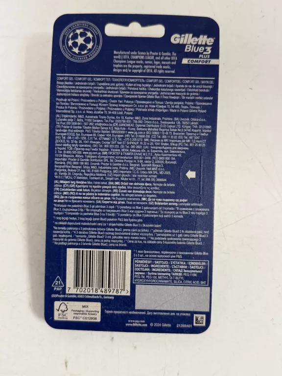 gillette-blue-3-plus-4szt-ean-gtin-7702018489787