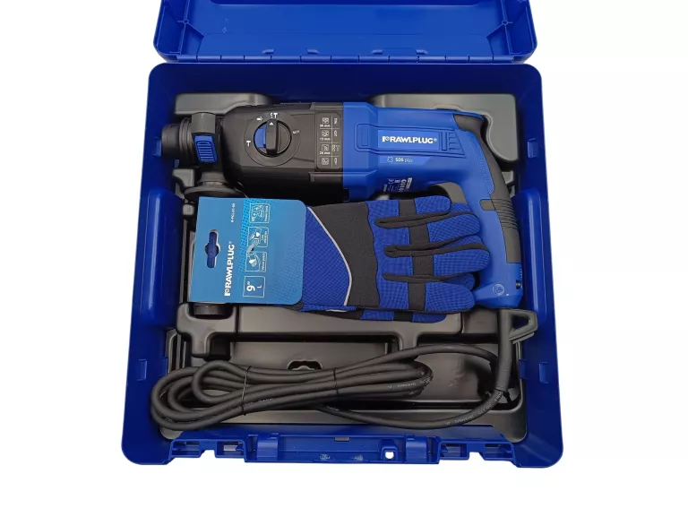 MŁOTOWIERTARKA SIECIOWA RAWLPLUG R-PRH-26850 SDS-PLUS 2,5J 850W + WALIZKA
