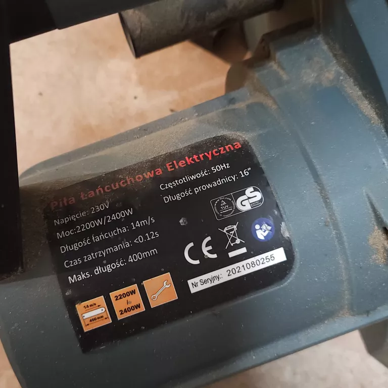 ELEKTRYCZNA PIŁA ŁAŃCUCHOWA BASS POLSKA 2200/2400W