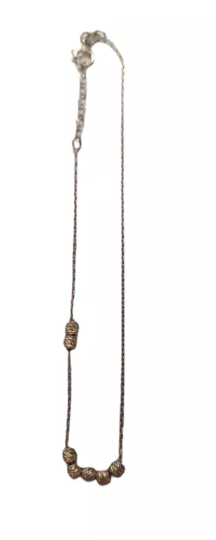 ZŁOTA BRANSOLETKA Z KULECZKAMI P.333 0,86 GR DŁ.20 CM