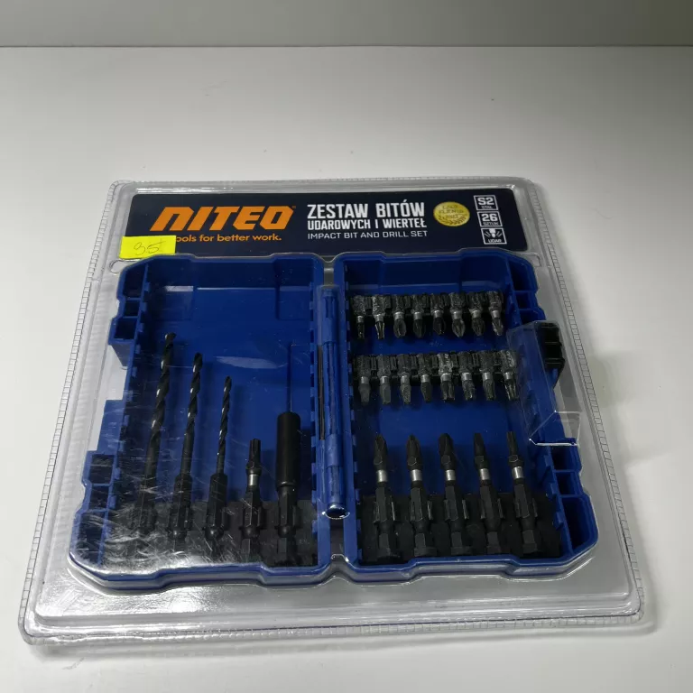 NITEO TOOLS ZESTAW BITÓW UDAROWYCH I WIERTEŁ