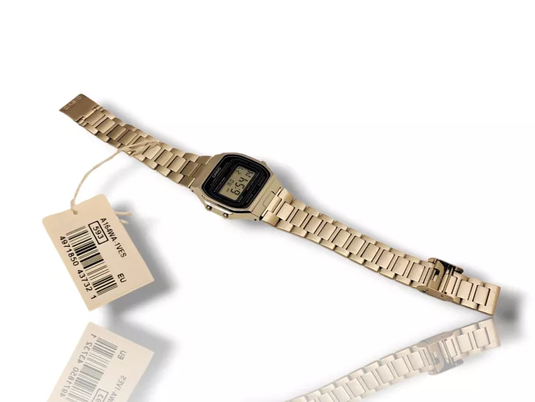 ZEGAREK SREBRNY CASIO VINTAGE A164WA-1VES STOPER