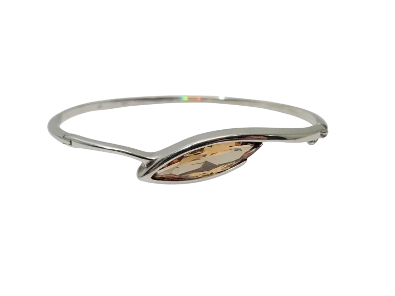 SREBRNA BRANSOLETKA Z KAMIENIEM 11,75G PR.925