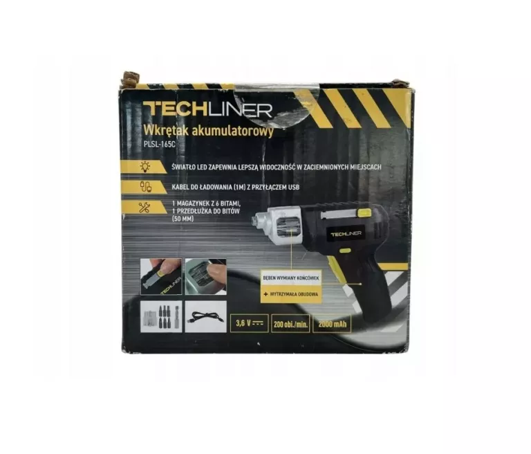 WKRĘTAK AKUMULATOROWY TECHLINER