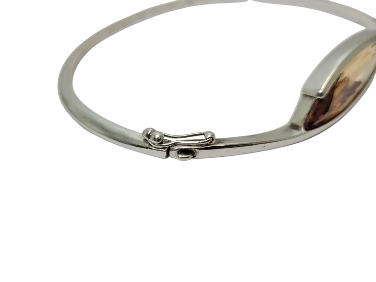 SREBRNA BRANSOLETKA Z KAMIENIEM 11,75G PR.925