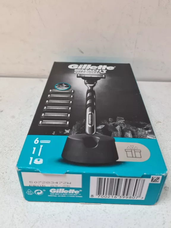 MASZYNKA GILLETTE MACH CHARCOAL + 6 OSTRZY