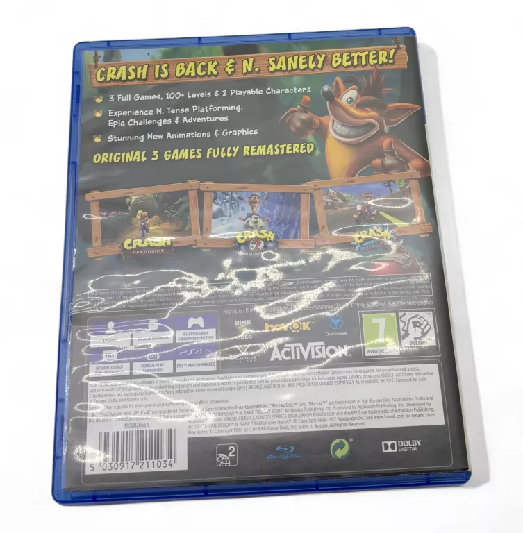 GRA NA PS4 CRASH BANDICOOT
