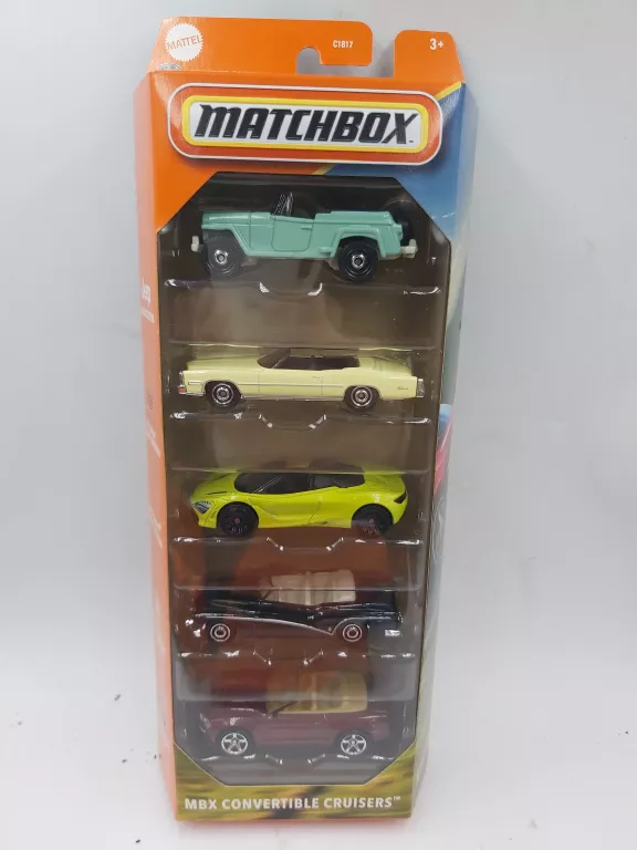 MATCHBOX PIĘCIOPAK ZESTAW SAMOCHODZIKÓW MBX MARINE RESCUE