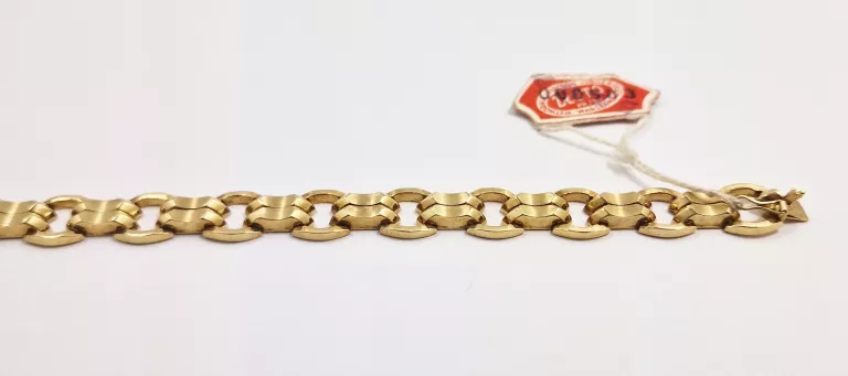 ZŁOTA BRANSOLETKA [750; 17,5 G; 19 CM]