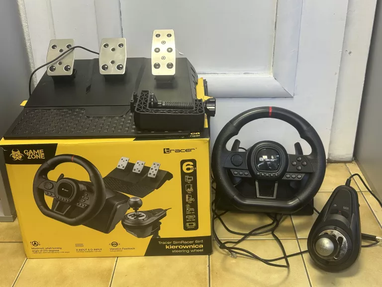 KIEROWNICA TRACER SIMRACER MANUAL GEARBOX 6W1 PC PS3 PS4 XBOX