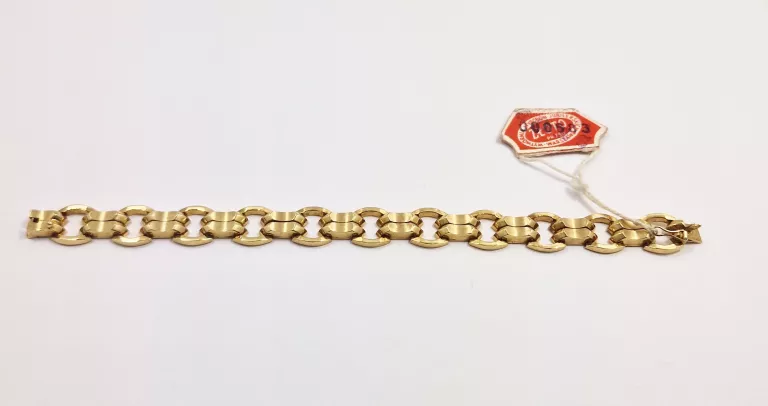 ZŁOTA BRANSOLETKA [750; 17,5 G; 19 CM]