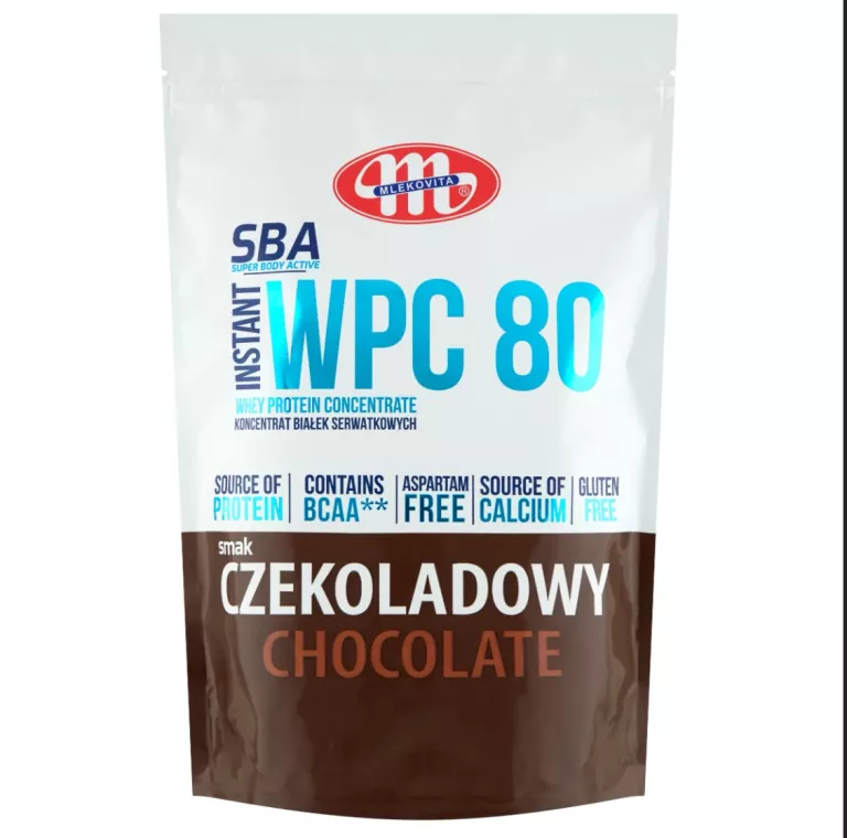 ODŻYWKA BIAŁKOWA MLEKOVITA SBA WPC80 INSTANT 700G - CZEKOLADOWY