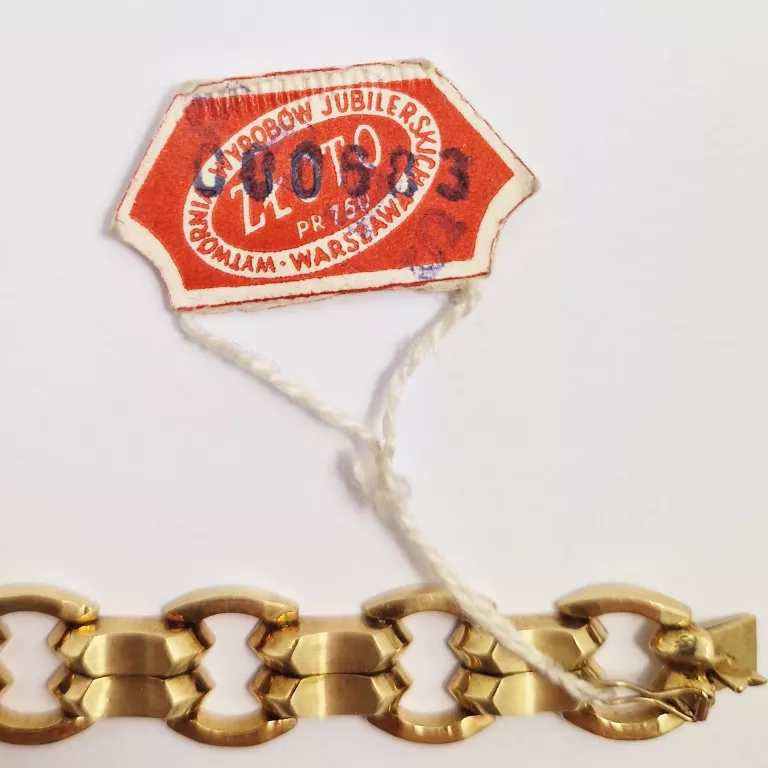 ZŁOTA BRANSOLETKA [750; 17,5 G; 19 CM]