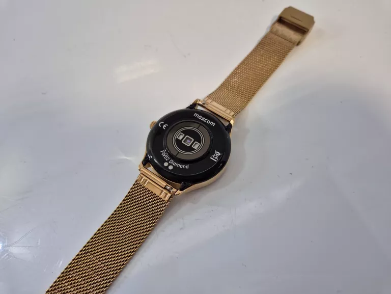 SMARTWATCH ELEGANCKI ZEGAREK DAMSKI MENU PL BRANSOLETKA + PASEK MAXCOM FW5