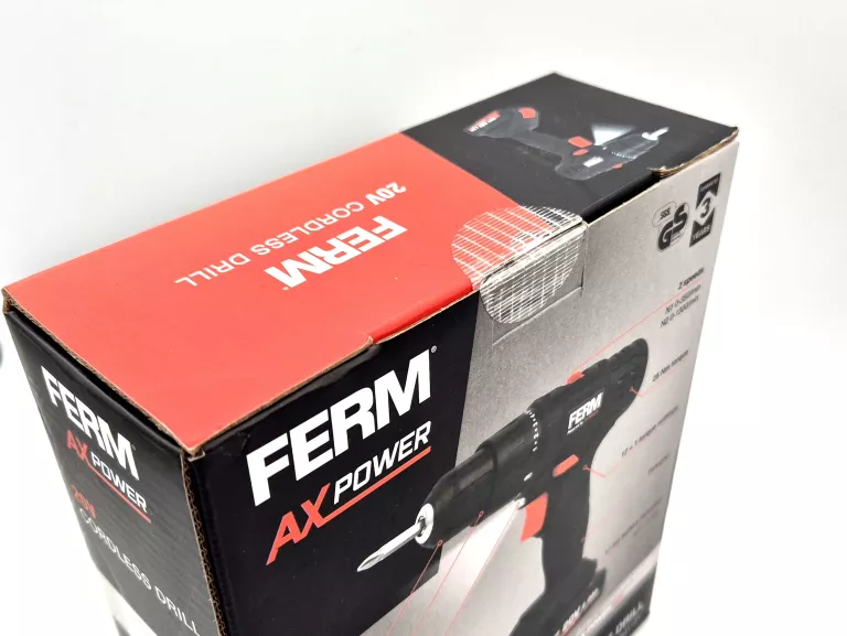 WKRĘTARKA FERM ZASILANIE AKUMULATOROWE 20 V CDM1191