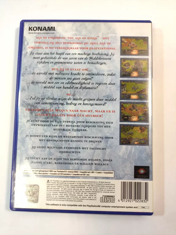 GRA PS2 AGE OF EMPIRES THE AGE OF KINGS