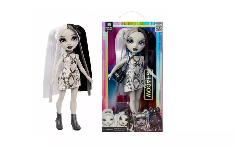 RAINBOW HIGH SHADOW HIGH HEATHER GRAYSON - GRAYSCALE 28CM FASHION DOLL, BL