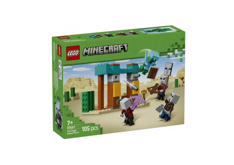 LEGO MINECRAFT PUSTYNNY PATROL ZŁOSADNIKÓW 21267