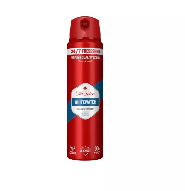 OLD SPICE WHITEWATER DEZODORANT W SPRAYU DLA MĘŻCZYZN 150ML ŚWIEŻOŚĆ