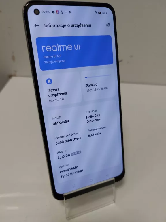 TELEFON REALME 10 8/256 GB SOLO
