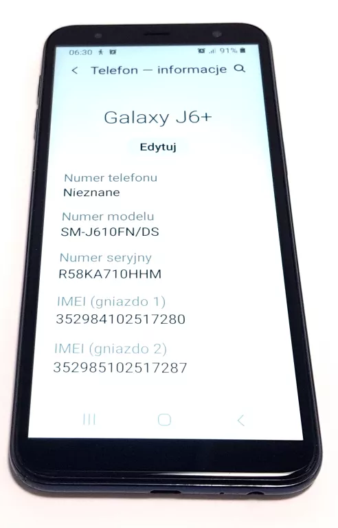 TELEFON SAMSUNG GALAXY J6+ 3GB/32GB