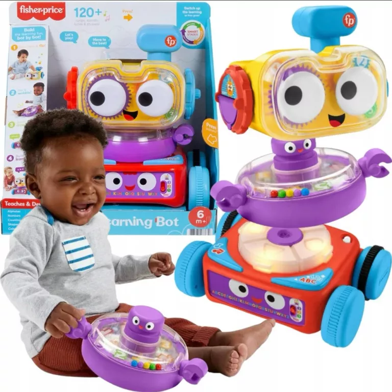 4W1 ZABAWKA EDUKACYJNA DLA DZIECI FISHER-PRICE INTERAKTYWNA DLA NIEMOWLĄT