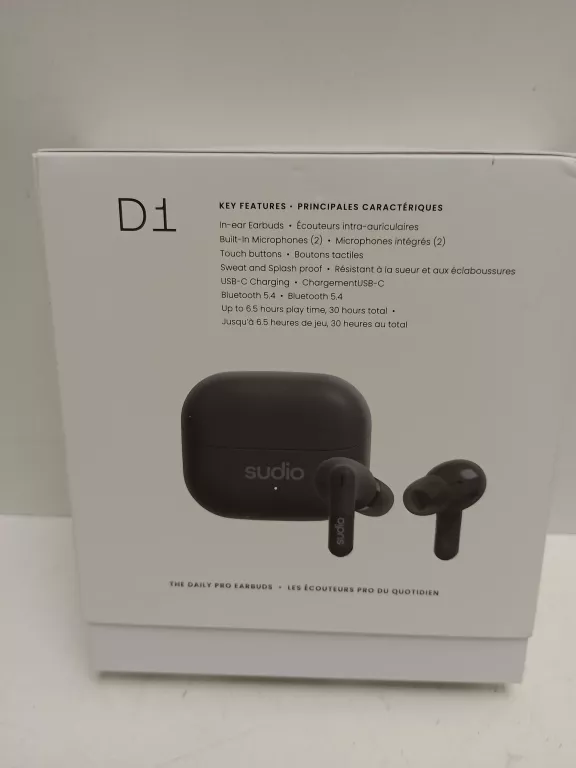 SŁUCHAWKI BT SUDIO D1