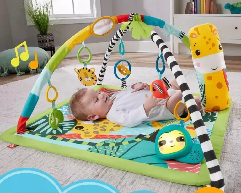 FISHER PRICE MATA EDUKACYJNA LAS TROPIKALNY 3W1 DLA MALUSZKA +0 M-CY