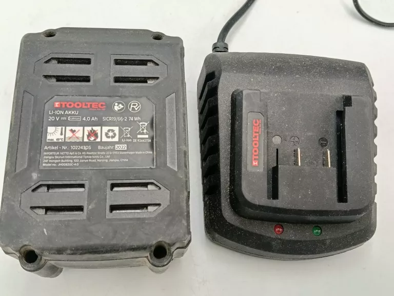 AKUMULATOROWA SZLIFIERKA TOOLTEC 115 MM M14 20 V KOMPLET