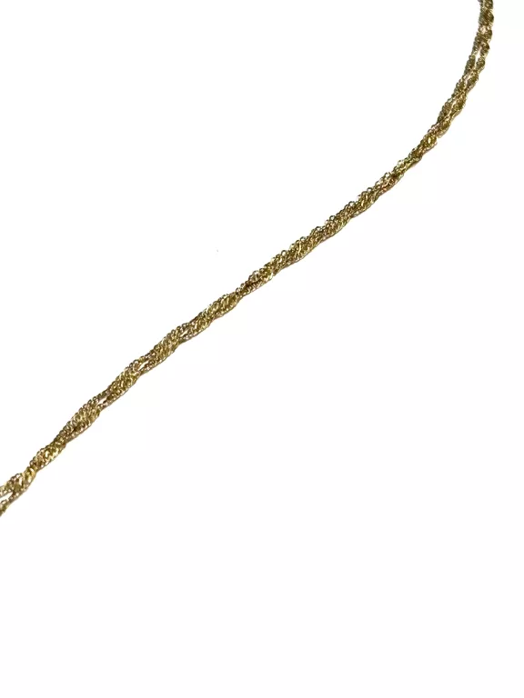 ZŁOTY ŁAŃCUSZEK Z ZAWIESZKĄ BYK 333 - 48CM