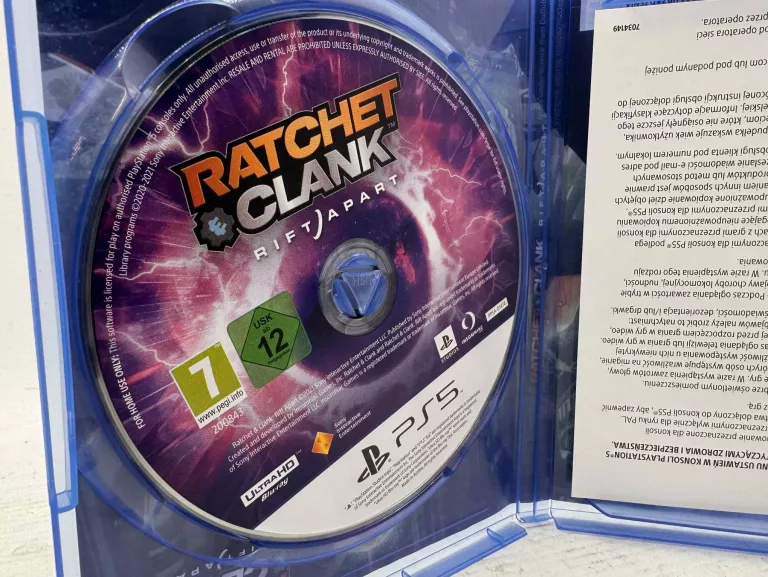 RATCHET AND CLANK: RIFT APART GRA PS5