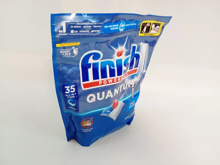 FINISH QUANTUM ALLIN1 KAPSUŁKI DO ZMYWAREK TABLETKI POWERBALL 35SZT FRESH