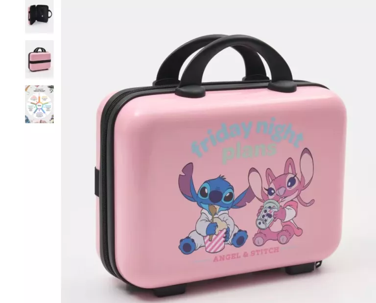 WALIZKA DZIECIĘCA I KOSMETYCZKA BEST OF STITCH