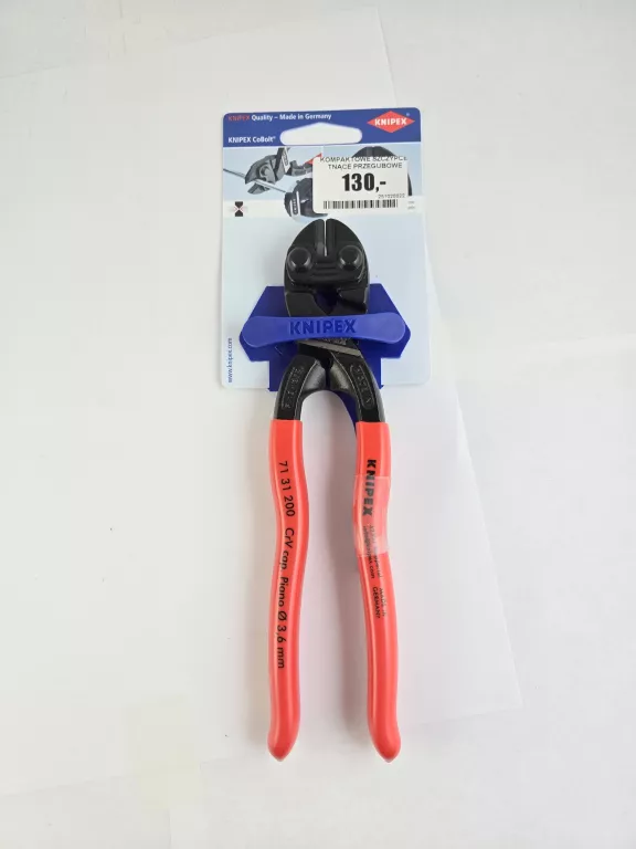 KOMPAKTOWE SZCZYPCE TNĄCE PRZEGUBOWE KNIPEX 71 31 200 SB