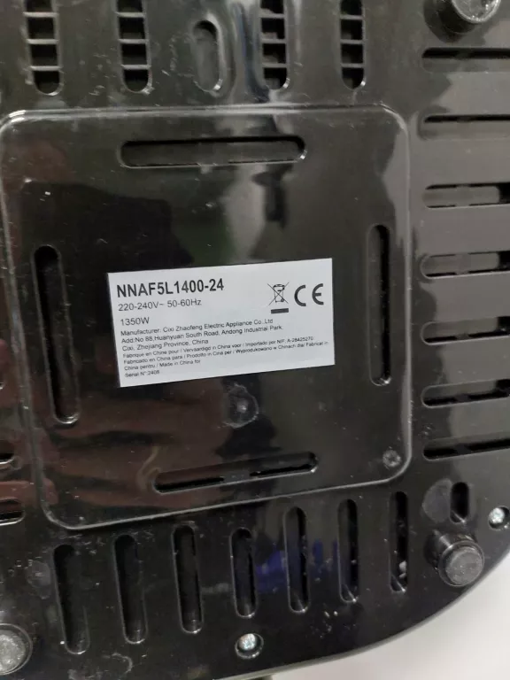 FRYTKOWNICA BEZTŁUSZCZOWA | AIR FRYER NNAF5L1400C-24