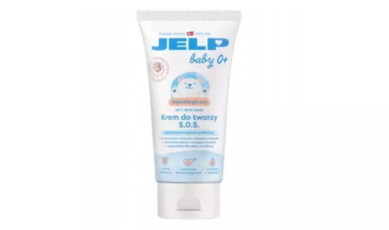 JELP BABY 0+ HIPOALERGICZNY KREM DO TWARZY DLA NIEMOWLĄT S.O.S 75ML