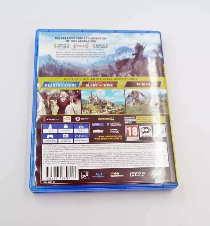 GRA PS4 WIEDZIEMIŃ 3 GOTY / PŁYTA BEZ RYS